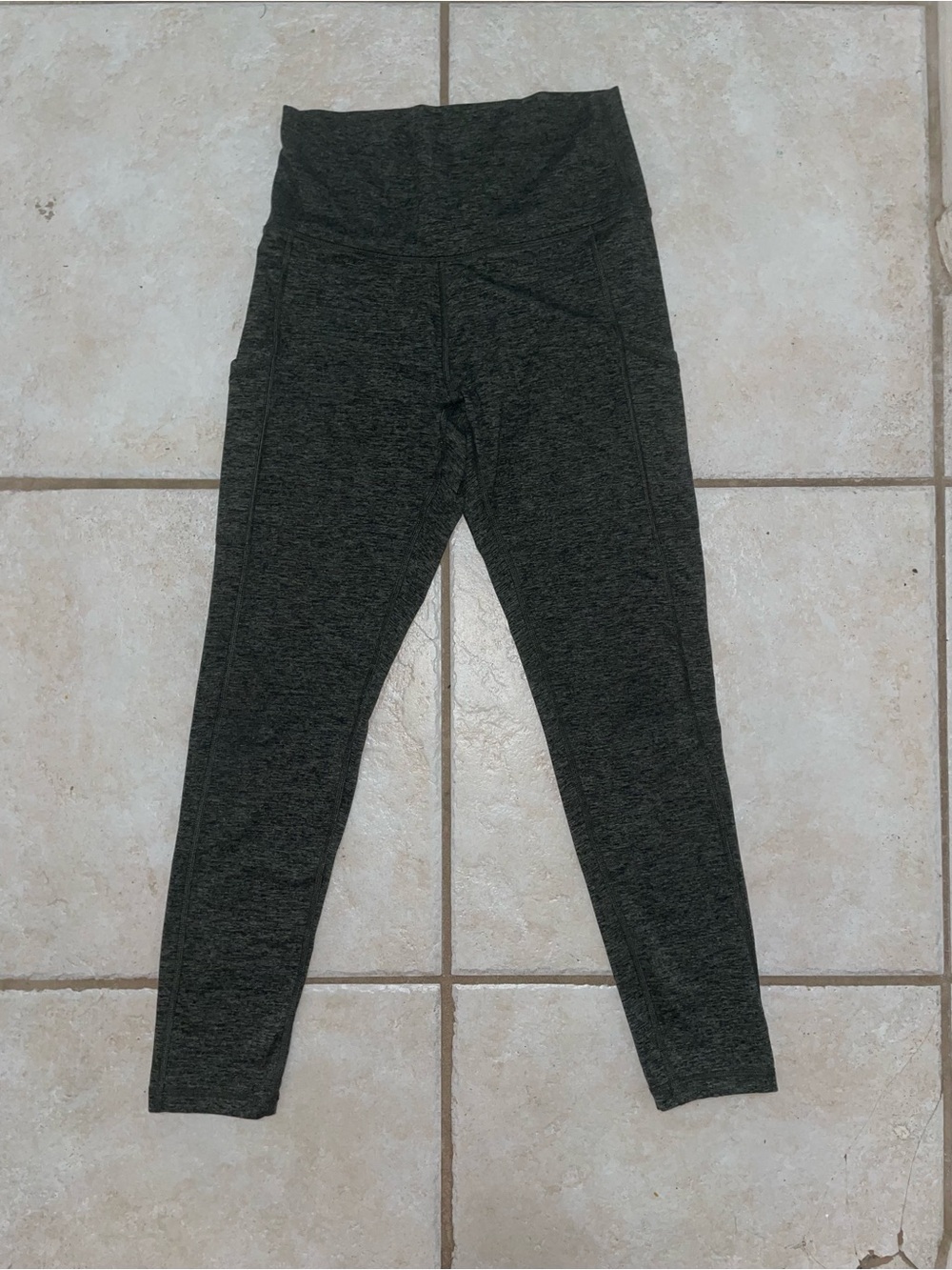 High-Waist Offline by Aerie Leggings - Heathered Gray Size Medium